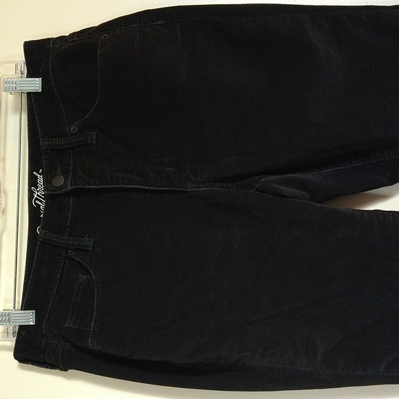 Universal Thread Black Velvet Velour High-Rise Skinny Pants Size 10/30R - Picture 6 of 17
